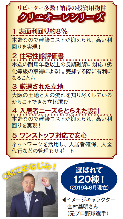 地域密着でリピーター多数！表面利回り約8％の投資用不動産が実現2