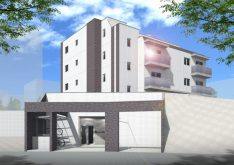 5m近い敷地の高低差を活用!賃貸マンションの構造見学会(グランド・クロス)|朝日建設