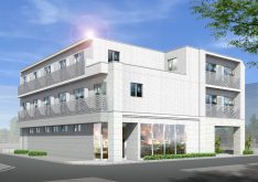西荻窪駅からすぐの約110坪の敷地に建築中。断熱工法や二重サッシなど見逃せないポイントが満載！店舗併用賃貸マンション 構造見学会｜朝日建設