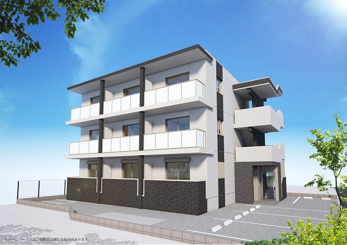 1月24日入居開始予定の実例が見られる！入居者ニーズを満たす設備・仕様が揃った2タイプの1Kが見られるRC造3階建て賃貸マンションの完成見学会｜クラスト0