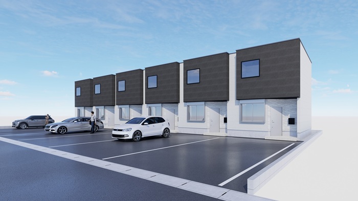 生活利便性が高く交通アクセス良好な立地に竣工！2フロア構成のコンパクトで使いやすい木造2階建てテナント事務所 完成見学会｜ハタス0