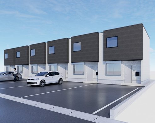 生活利便性が高く交通アクセス良好な立地に竣工！2フロア構成のコンパクトで使いやすい木造2階建てテナント事務所 完成見学会｜ハタス