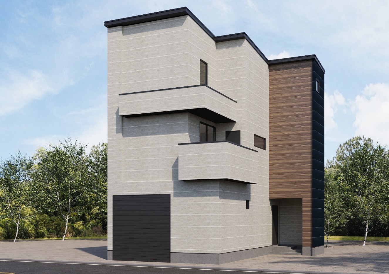 ⑪【勝川IC近くに竣工】狭小地を最大限に活用した様々な工夫は一見の価値あり。早期に入居が決まった3LDKが見られるガレージ付き木造戸建て賃貸住宅 完成見学会｜チーム・べリアス0