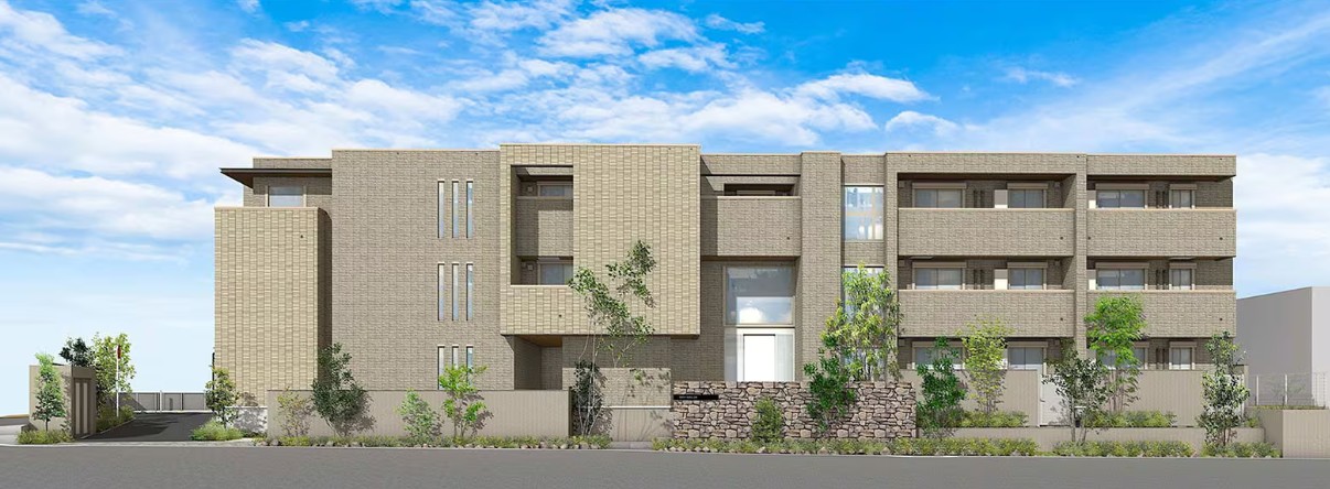 【阪急箕面線 ・牧落駅から徒歩1分】入居者ニーズを満たす充実の設備・仕様は必見。約412坪の土地を有効活用した重量鉄骨造3階建て高級賃貸マンション 完成実例見学会｜積水ハウス0