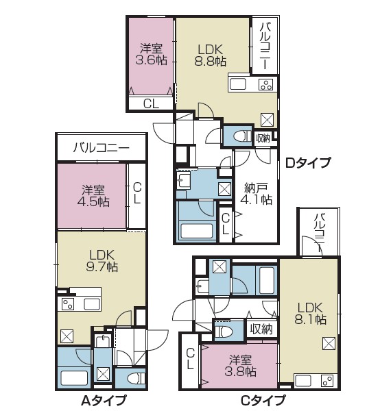【鶴見区・下末吉公園近くに竣工】入居者ニーズに応えたポイントが満載の1LDK3タイプがまとめて見られる！遮音性・断熱性に優れたRC造4階建て賃貸マンション 完成見学会｜クラスト0
