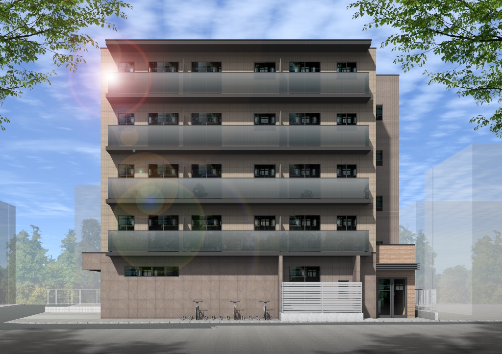 【西橋本に竣工】300.12m&sup2;の敷地を最大限に有効活用！34～41㎡の1LDK3タイプがまとめて見られる5建て事務所併用賃貸マンション 完成見学会｜朝日建設0