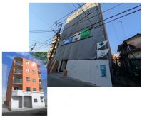 【相模原駅近くで建築中】共用部を無駄なくまとめて敷地を最大限に活用！効率良く１フロアに4戸を配置して全戸角部屋にした賃貸マンション 構造見学会｜朝日建設