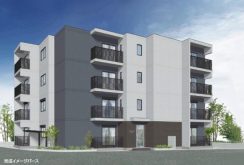 【西武池袋線・桜台駅から徒歩5分の住宅街に竣工】、将来に渡って収益を確保する様々な高性能は体感必須。、一体化した強靭な壁式鉄筋コンクリート構造で建てられた4階建て賃貸マンション 完成内覧会｜大成建設ハウジング