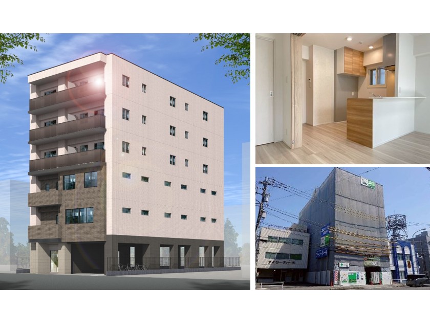 【新杉田駅近くに竣工】約92坪の敷地を最大限活用！40～50㎡の1～2LDKは必見。全戸角部屋の事務所併用賃貸マンション 完成見学会｜朝日建設