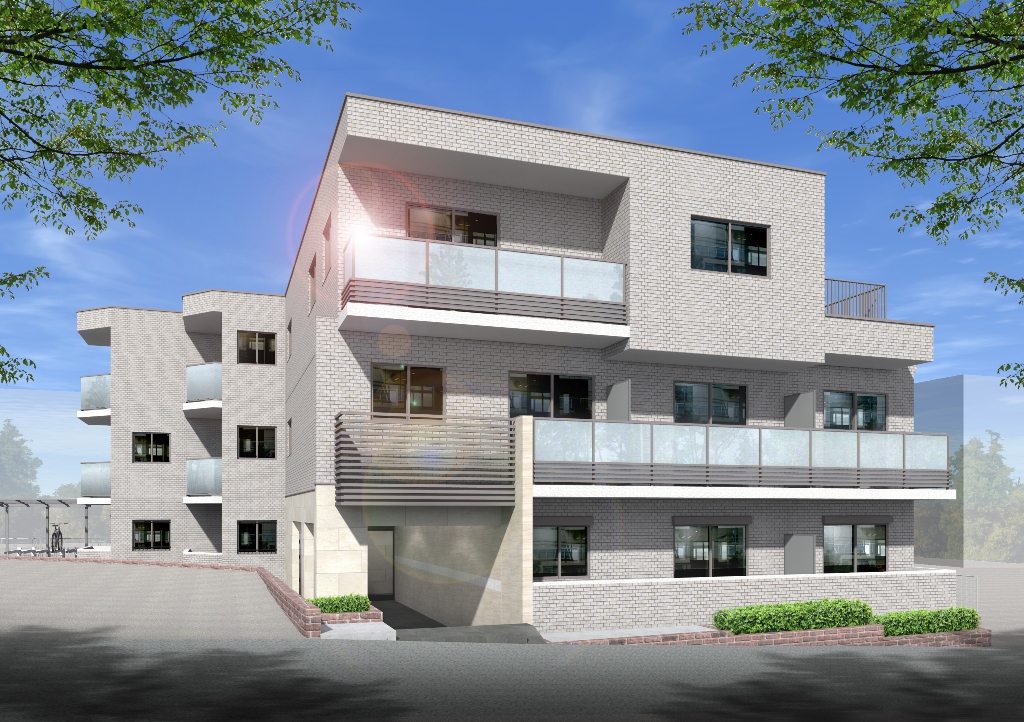 【西大井駅から歩いてすぐの好立地に建築中】33㎡の1LDKと59㎡の2LDKの2タイプの間取りが見られる自宅併用賃貸マンション 構造見学会｜朝日建設0