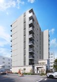 【新深江駅から徒歩2分の好立地】分譲マンショングレードの上質な佇まい。充実した収納とゆとりある間取り（64㎡台～71㎡／1LDK+S含）が見比べられる貴重な機会！RC造9階建て賃貸マンション 完成見学...