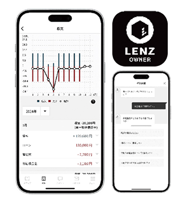 オーナーと入居者の利便性をアップ。デジタルの力で賃貸管理を快適に｜LENZ DX2