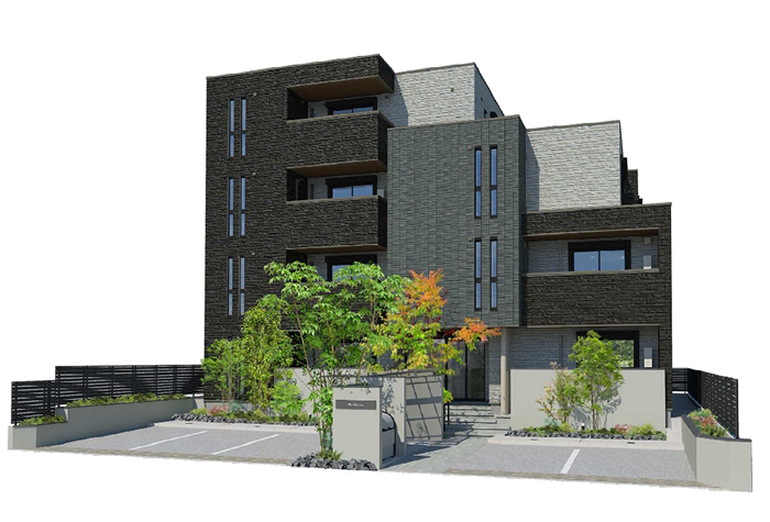 【覚王山駅近くに竣工】閑静な住宅街に佇むホテルライクシャーメゾン。重量鉄骨造4階建て高級賃貸マンション 完成実例見学会｜積水ハウス0