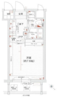 エグゼ西大阪の間取り