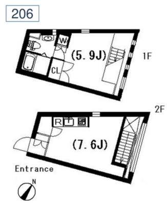 ラティエラ祐天寺の間取り