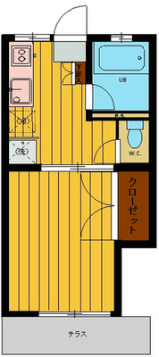 タイラコーポ【TOMOS】の間取り