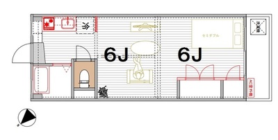 ヴィラ東寺尾【TOMOS】の間取り