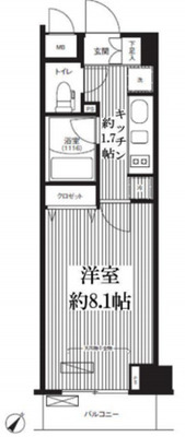 ステラメゾン荻窪の間取り