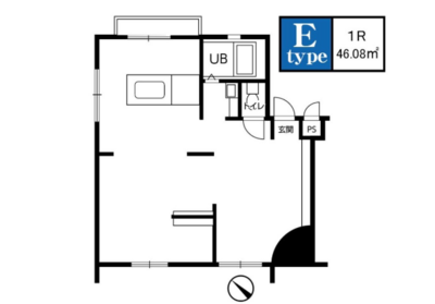 千里園マンションの間取り