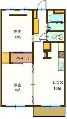 平和第２マンションの間取り
