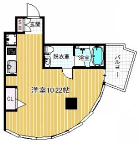 パークフロント北梅田の間取り