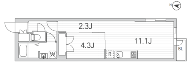 グランデュオ下北沢Ⅱ（GranDuo下北沢2）の間取り