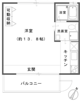 ラウェゾン北野(ラ・ウェゾン北野)の間取り