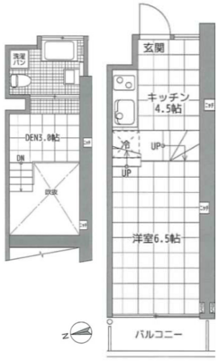ミッドスクエア難波の間取り