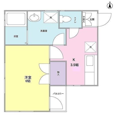 フェリース桜新町の間取り