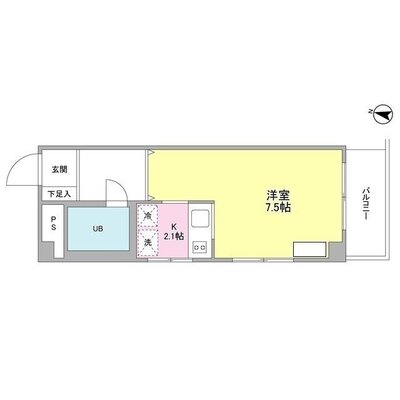 サンヒルズ用賀の間取り