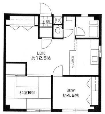 カントリーハイツの間取り