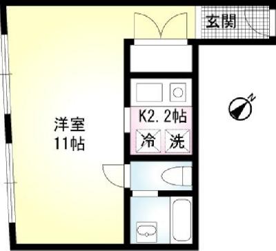 ＤＵＯ　ＣＯＵＲＴ大井の間取り