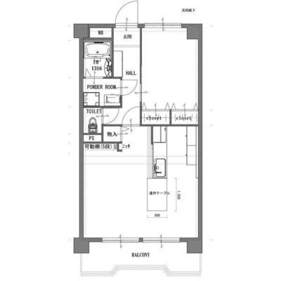 クレッセンド清水ヶ岡の間取り