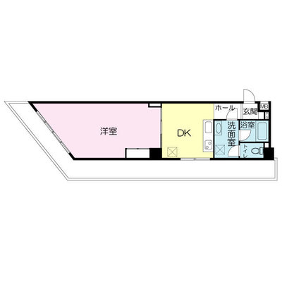 尖ったお部屋は好きですか？の間取り図