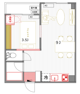 TOMOS 愛犬との時間の間取り図