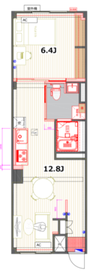 ハイコーポ経堂【TOMOS】の間取り