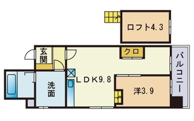 THE METROPOLITANの間取り