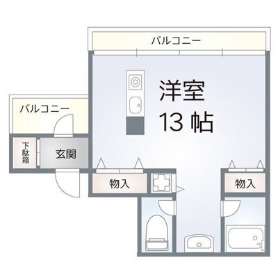 アローブロア緑橋の間取り