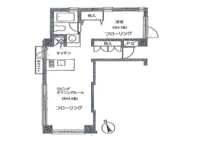 コスモ吉祥寺北町の間取り