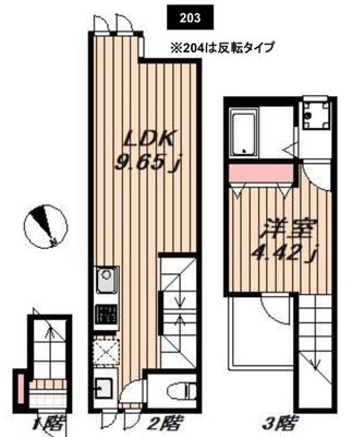 ビーイーテラス学芸大学（BEテラス学芸大学）の間取り