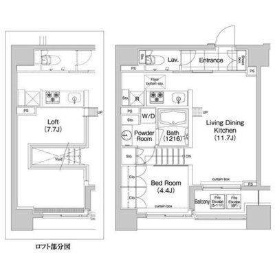 コンフォリア新川の間取り