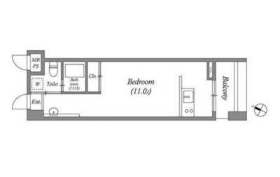 コスモライフカタヤマ (cosmo life katayama)の間取り