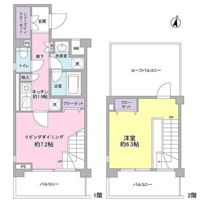 サンピエス桜新町の間取り