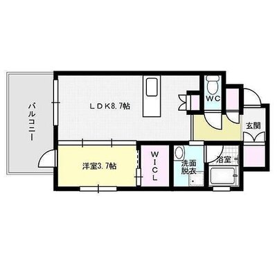 サンヒルズ博多の間取り