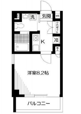 サニーハイマート下北沢の間取り