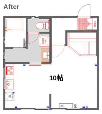 松原5丁目貸家（旧：宇多様邸） 【TOMOS】の間取り