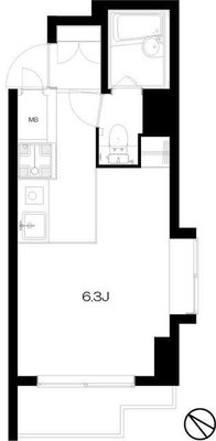 流れてたどり着いた場所の間取り図