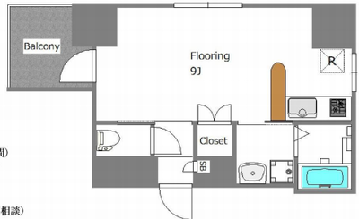 普通が一番落ち着くの間取り図