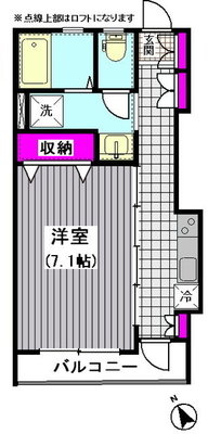 パサディナ１の間取り図