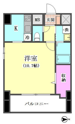 アルカディア西蒲田の間取り図